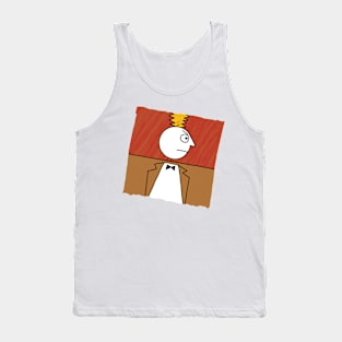 Angry Emotion Drawing Tank Top